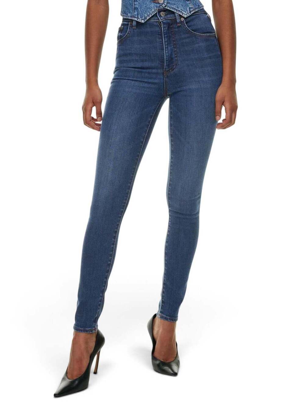 Denim Forum The Lola High Rise Skinny Blue Jean Size 30 30L